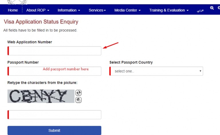 oman tourist visa status
